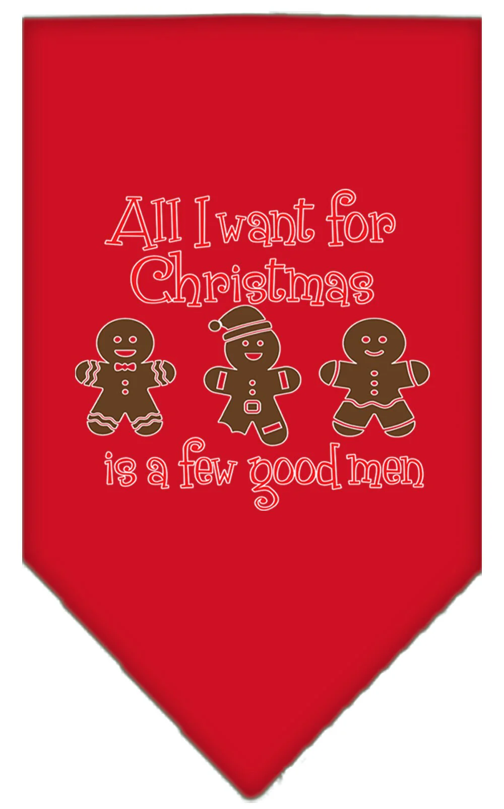 Christmas Pet Bandana "All I Want For Christmas Is A Few Good Men" - Image 5