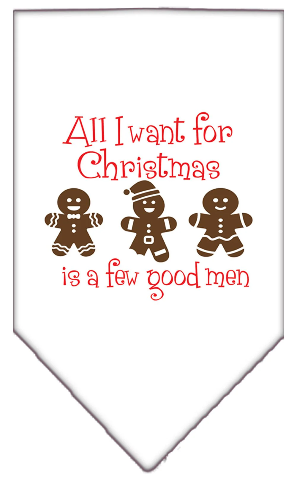 Christmas Pet Bandana "All I Want For Christmas Is A Few Good Men" - Image 6