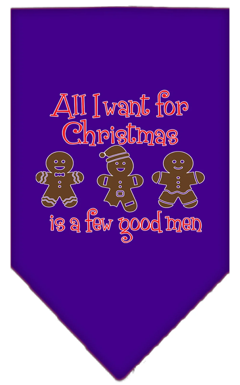 Christmas Pet Bandana "All I Want For Christmas Is A Few Good Men" - Image 7
