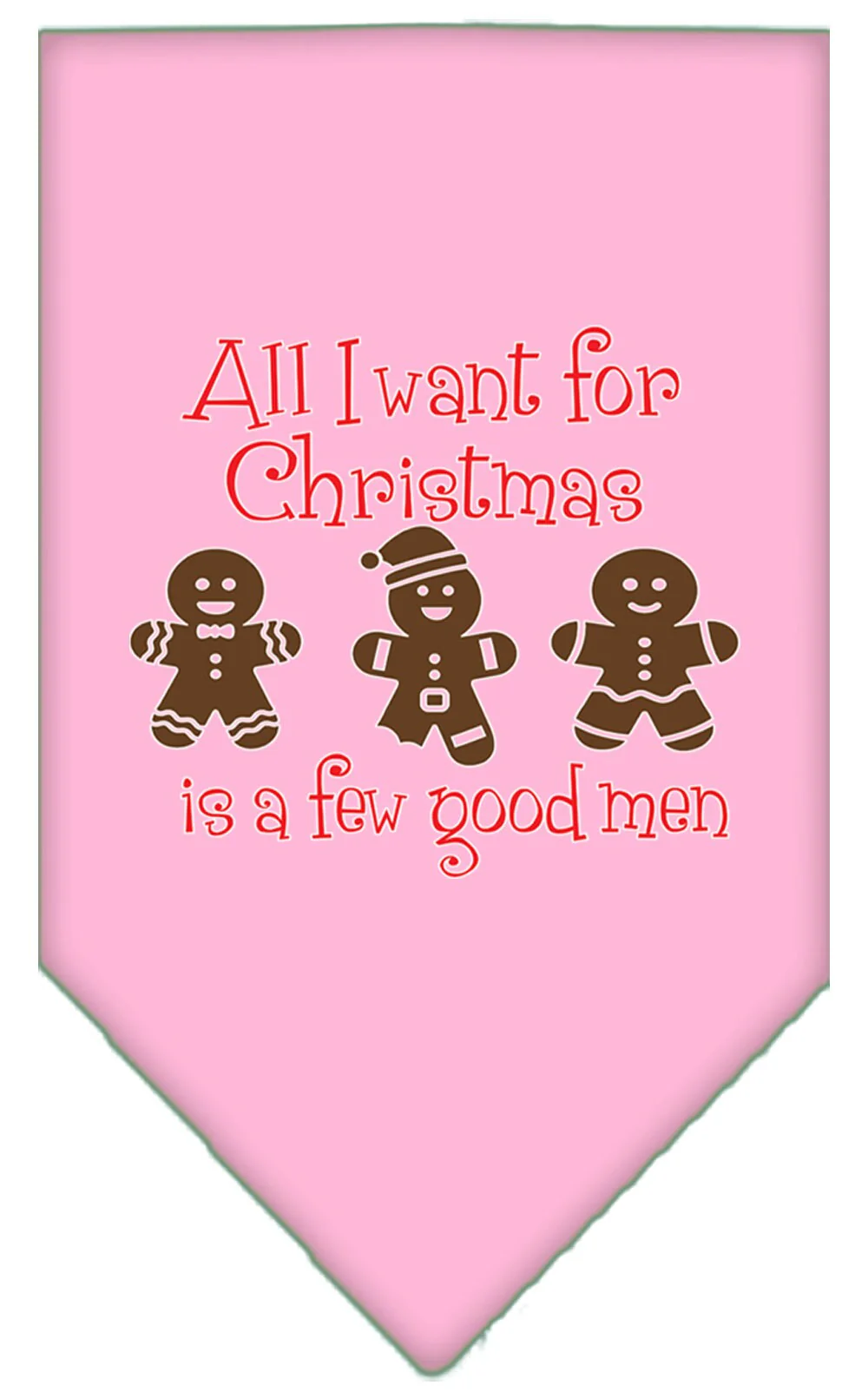 Christmas Pet Bandana "All I Want For Christmas Is A Few Good Men" - Image 8