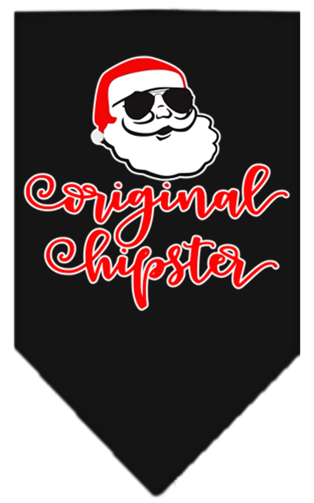 Christmas Pet Bandana "Original Hipster" - Image 2