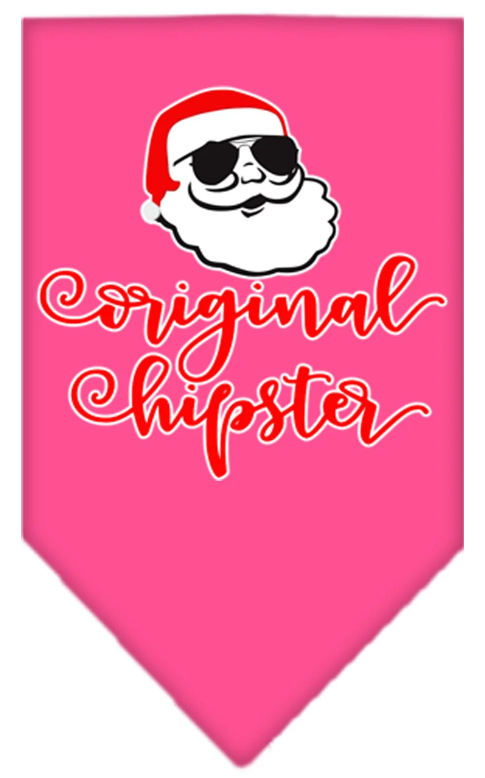 Christmas Pet Bandana "Original Hipster" - Image 3