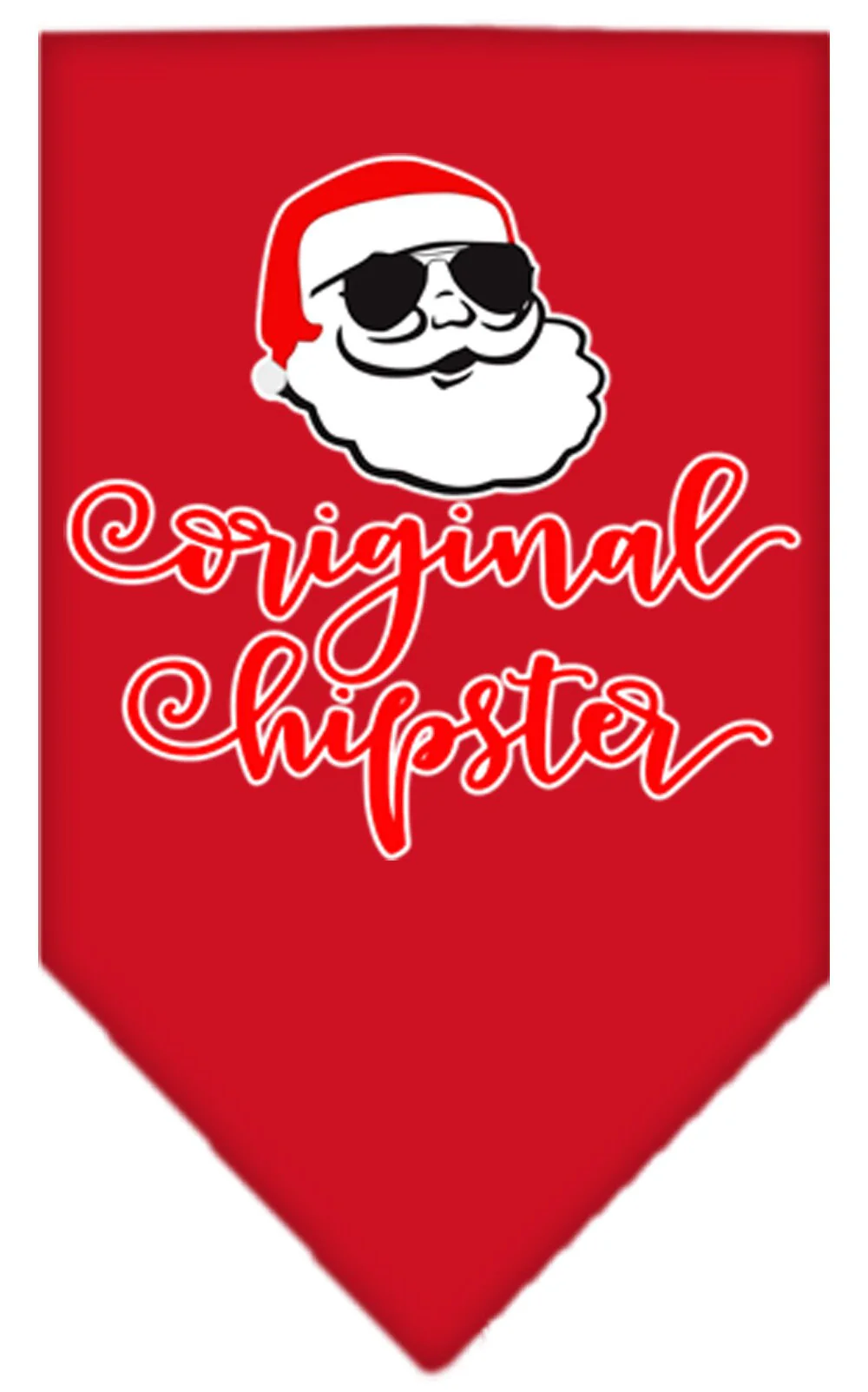 Christmas Pet Bandana "Original Hipster" - Image 6
