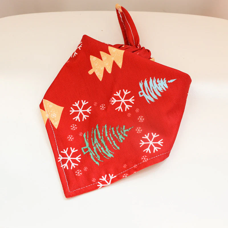 Christmas Pet Bandana Tie-On Holiday Prints - Image 3