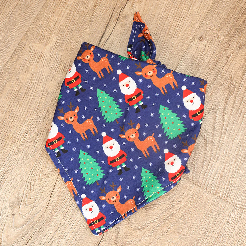 Christmas Pet Bandana Tie-On Holiday Prints - Image 4