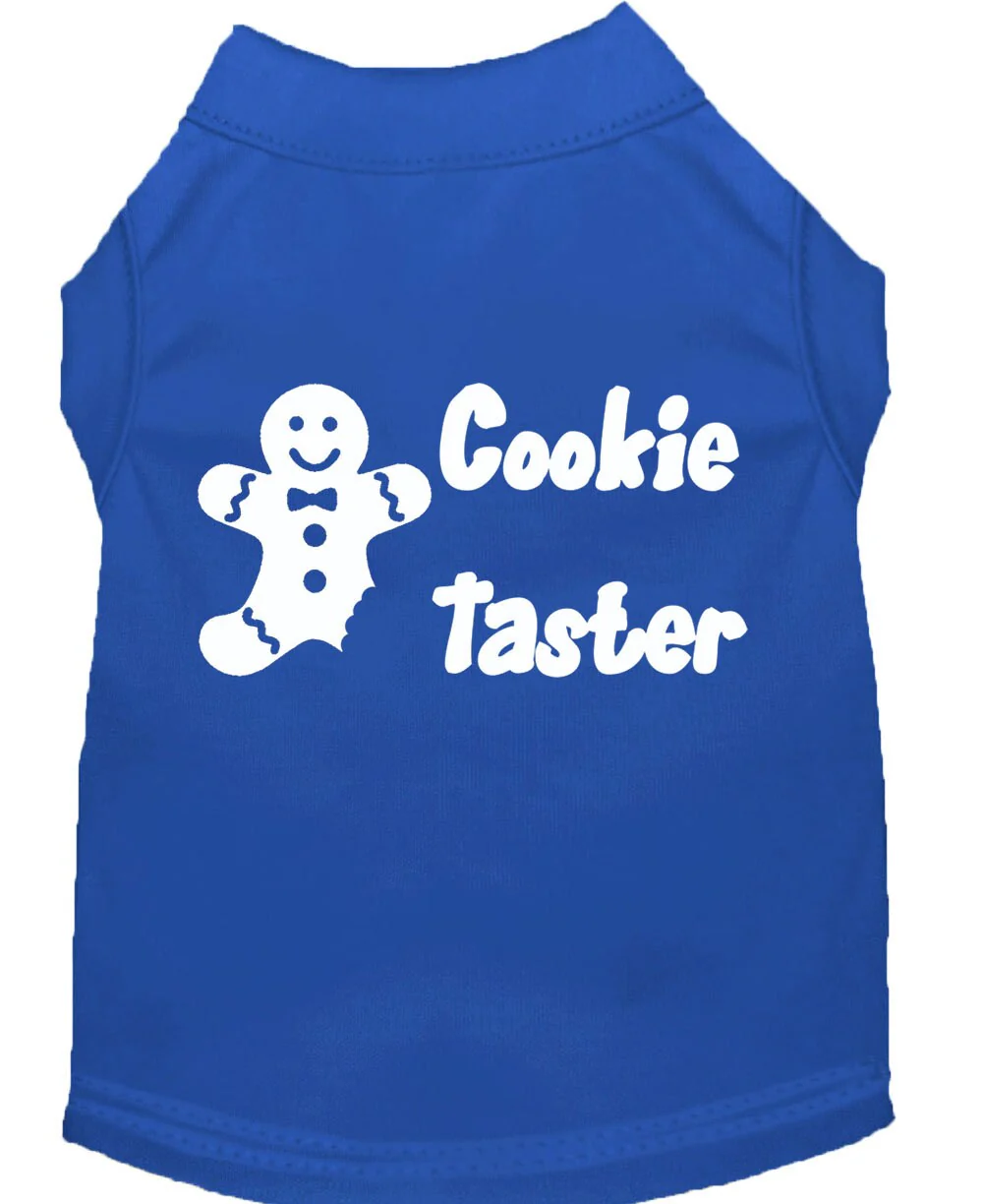 Christmas Pet Dog & Cat Shirt Screen Printed, "Cookie Taster" - Image 9