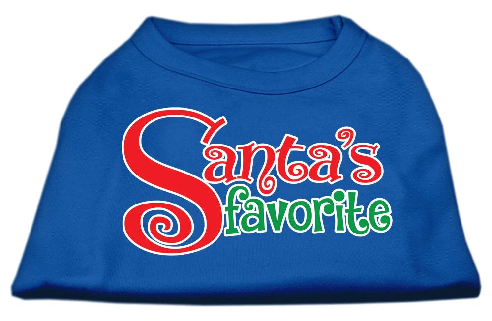 Christmas Pet Dog & Cat Shirt Screen Printed, "Santa's Favorite" - Image 5