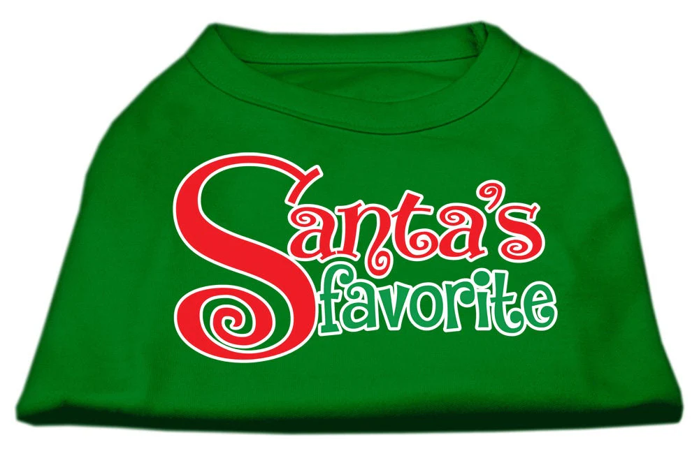 Christmas Pet Dog & Cat Shirt Screen Printed, "Santa's Favorite" - Image 6