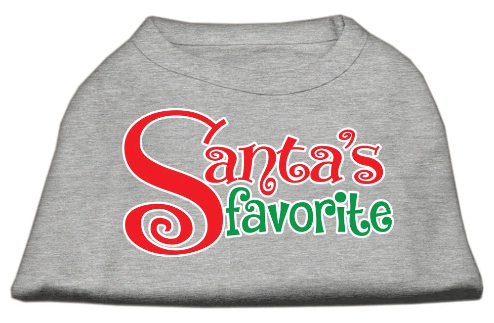 Christmas Pet Dog & Cat Shirt Screen Printed, "Santa's Favorite" - Image 7