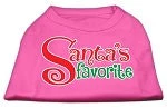 Christmas Pet Dog & Cat Shirt Screen Printed, "Santa's Favorite" - Image 9