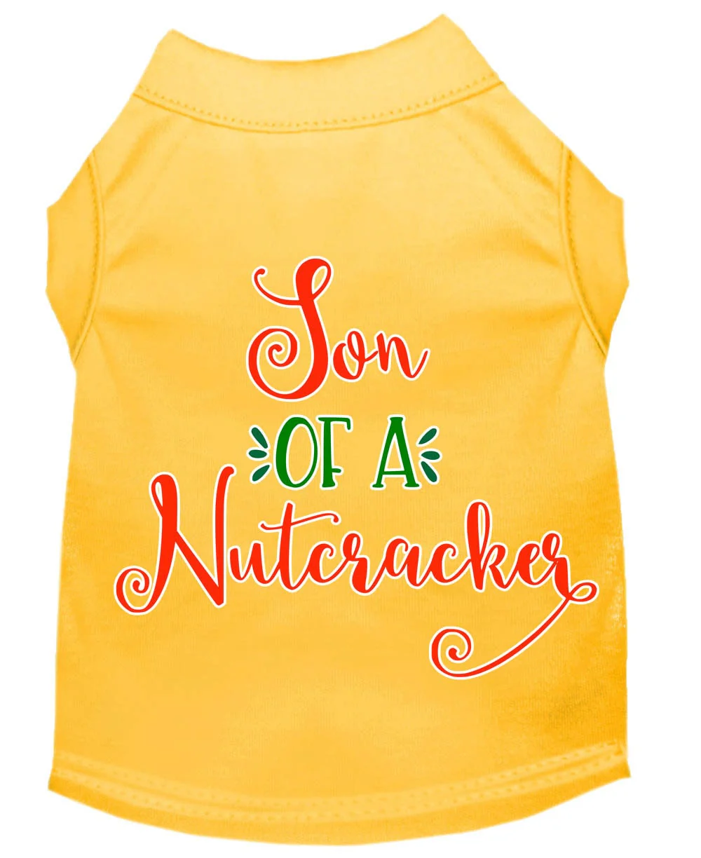 Christmas Pet Dog & Cat Shirt Screen Printed, "Son Of A Nutcracker" - Image 10