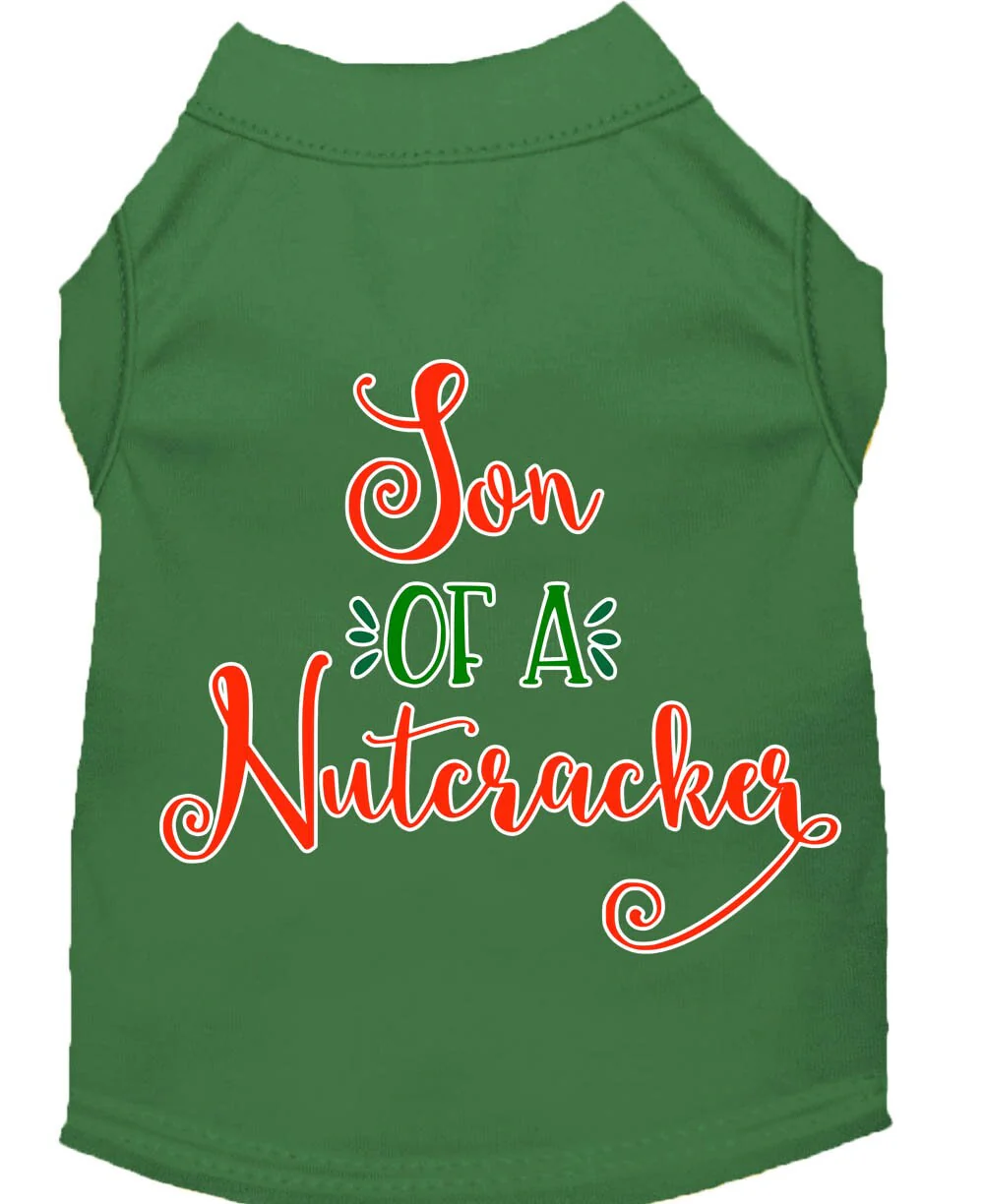 Christmas Pet Dog & Cat Shirt Screen Printed, "Son Of A Nutcracker" - Image 4