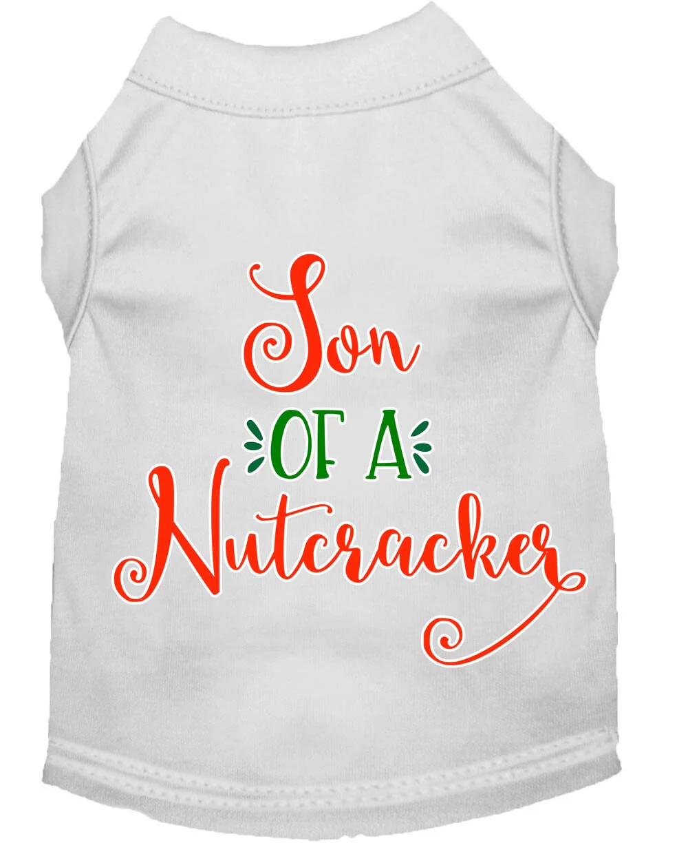 Christmas Pet Dog & Cat Shirt Screen Printed, "Son Of A Nutcracker" - Image 7