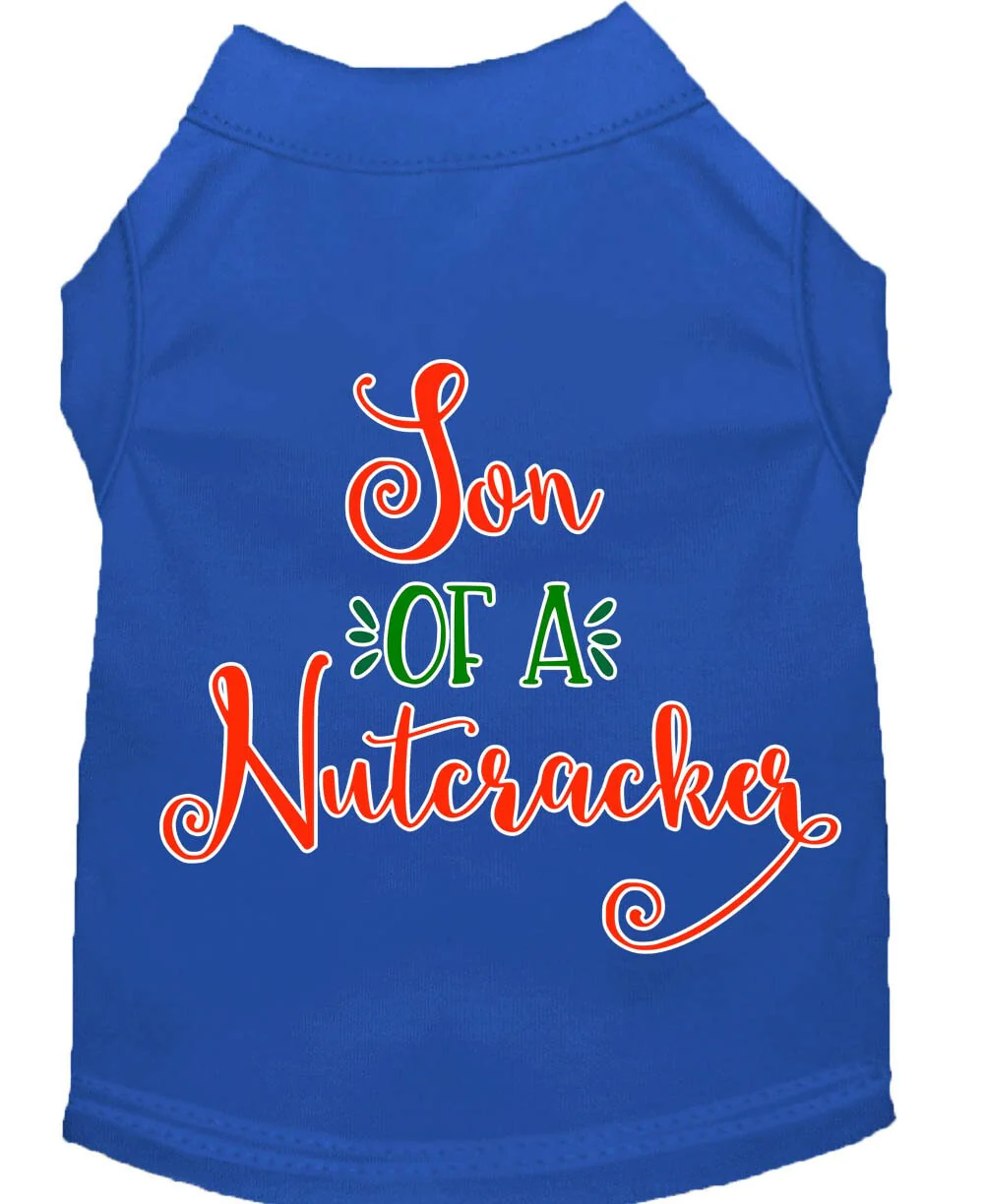 Christmas Pet Dog & Cat Shirt Screen Printed, "Son Of A Nutcracker" - Image 8
