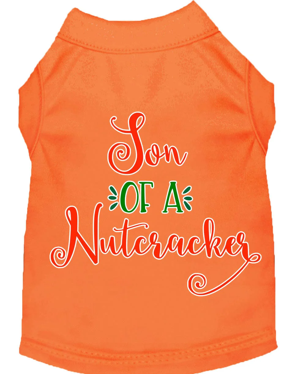 Christmas Pet Dog & Cat Shirt Screen Printed, "Son Of A Nutcracker" - Image 9