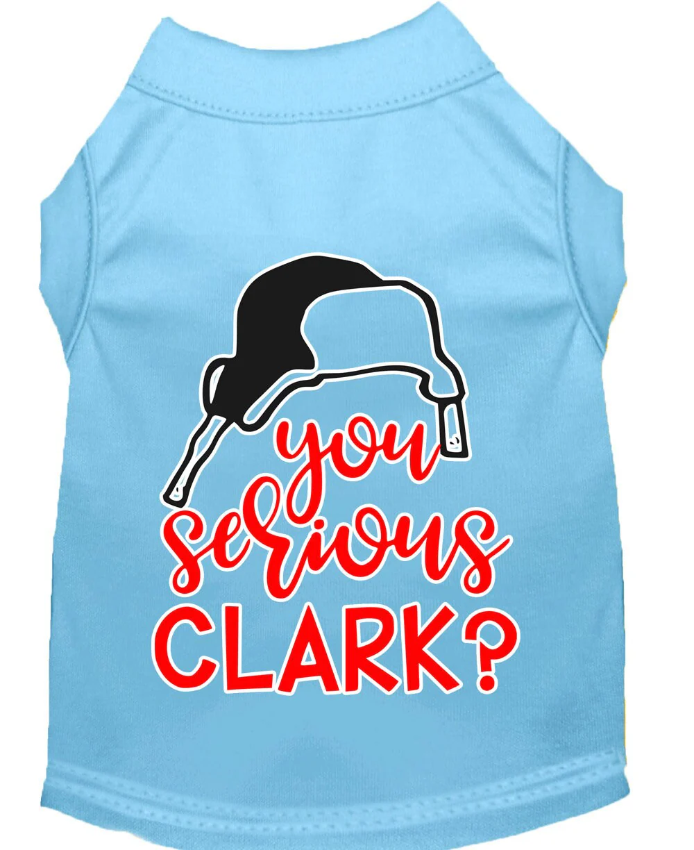 Christmas Pet Dog & Cat Shirt Screen Printed, "You Serious, Clark?" - Image 8