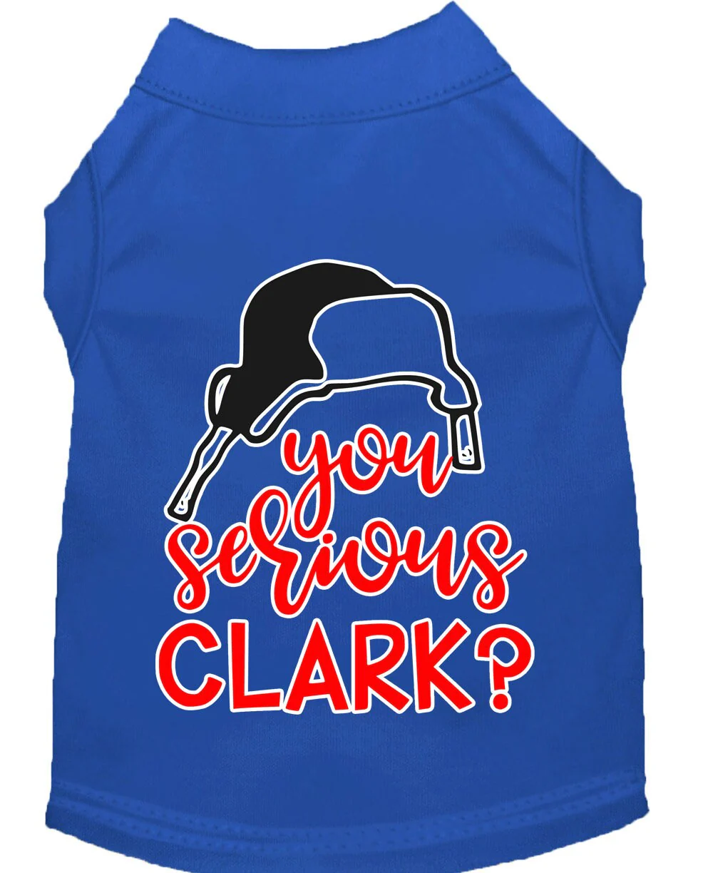 Christmas Pet Dog & Cat Shirt Screen Printed, "You Serious, Clark?" - Image 9