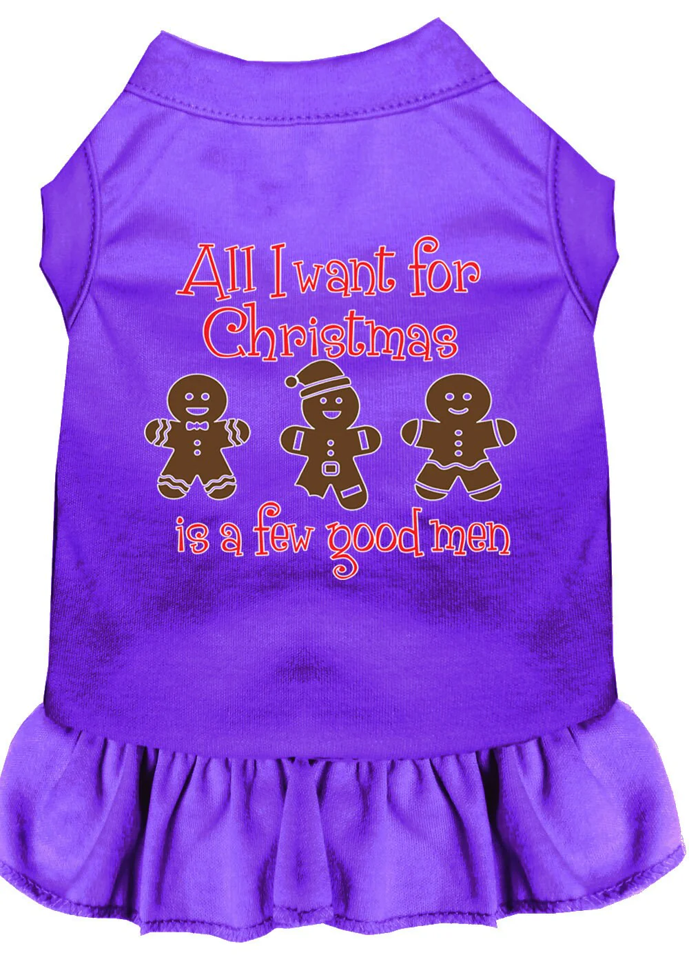 Christmas Pet Dress, "All I Want For Christmas Is A Few Good Men" - Image 4
