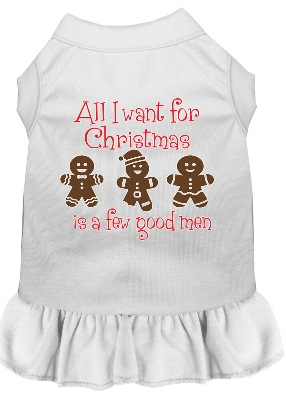 Christmas Pet Dress, "All I Want For Christmas Is A Few Good Men" - Image 6