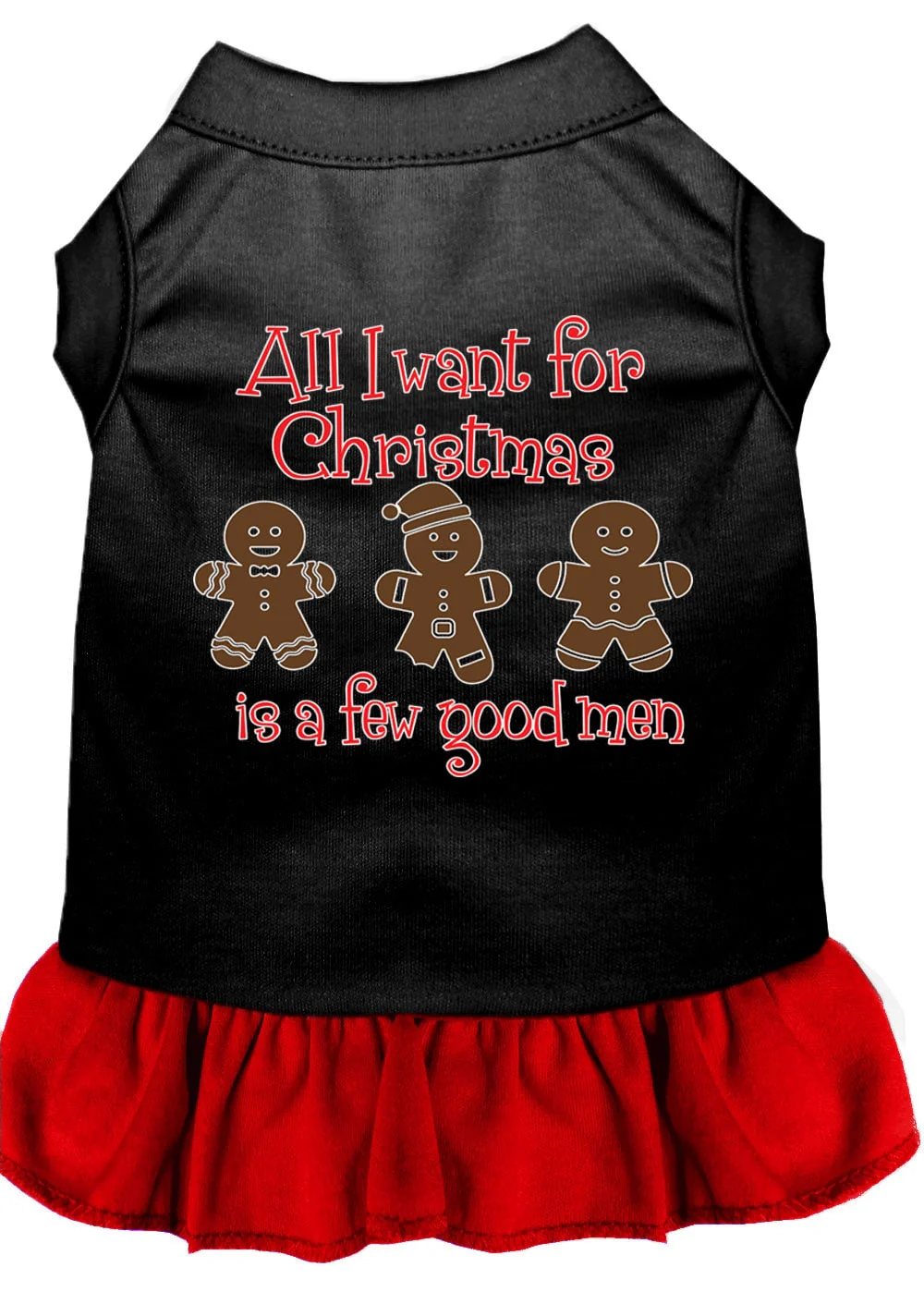 Christmas Pet Dress, "All I Want For Christmas Is A Few Good Men" - Image 9