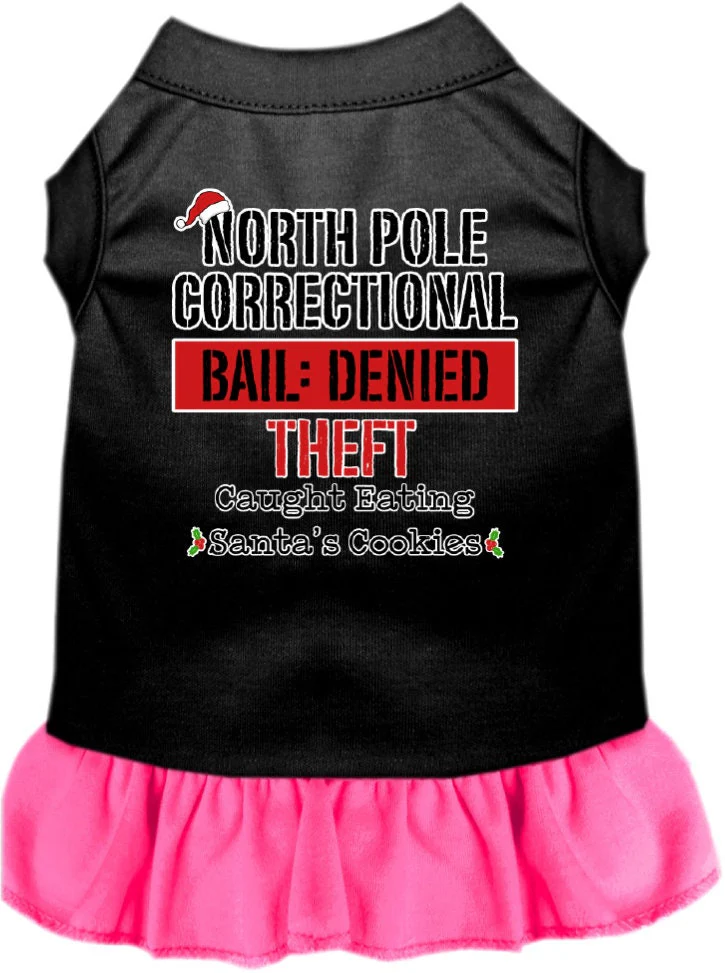 Christmas Pet Dress "North Pole Correctional" - Image 10