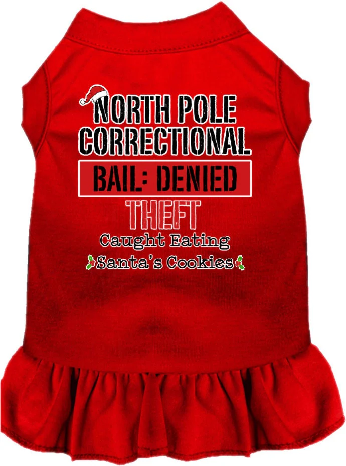 Christmas Pet Dress "North Pole Correctional" - Image 9