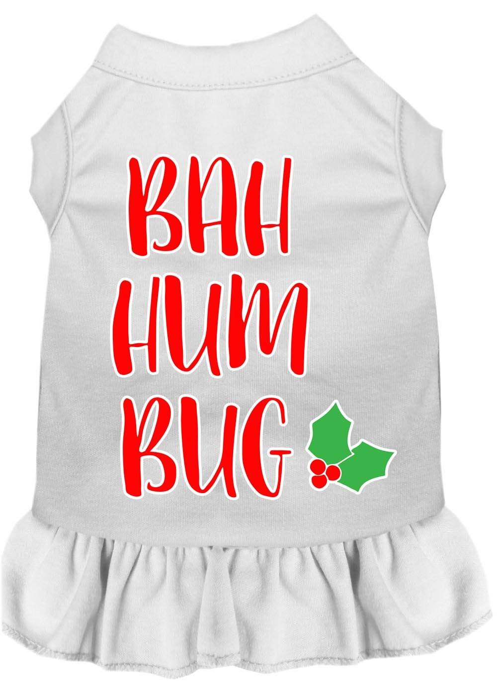 Christmas Pet Dress Screen Printed, "Bah Humbug" - Image 5