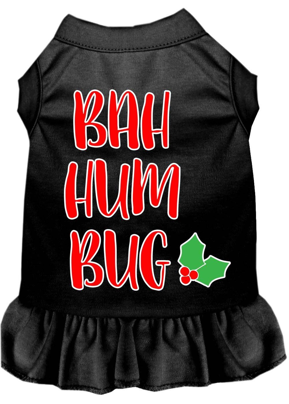Christmas Pet Dress Screen Printed, "Bah Humbug" - Image 6