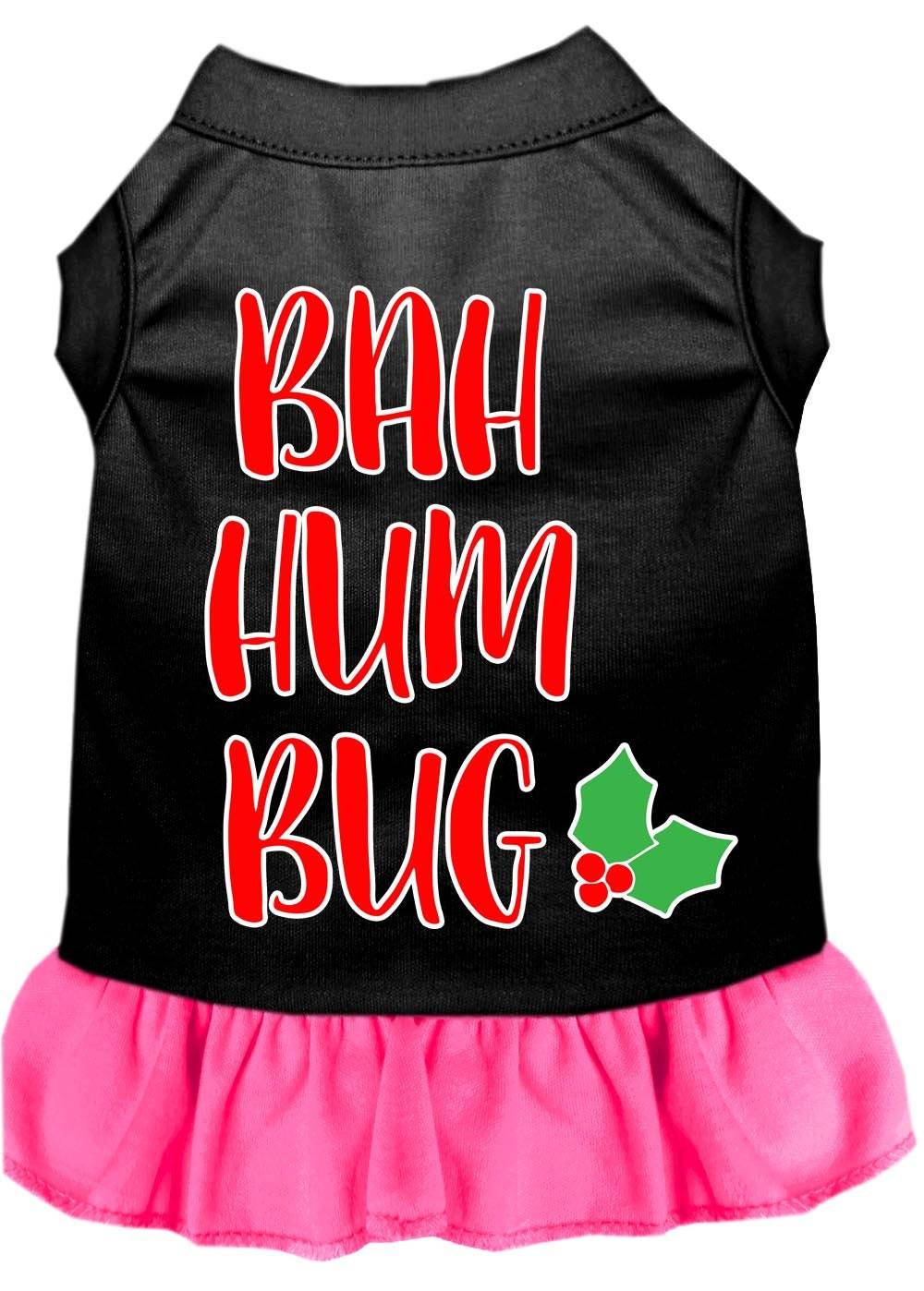 Christmas Pet Dress Screen Printed, "Bah Humbug" - Image 7