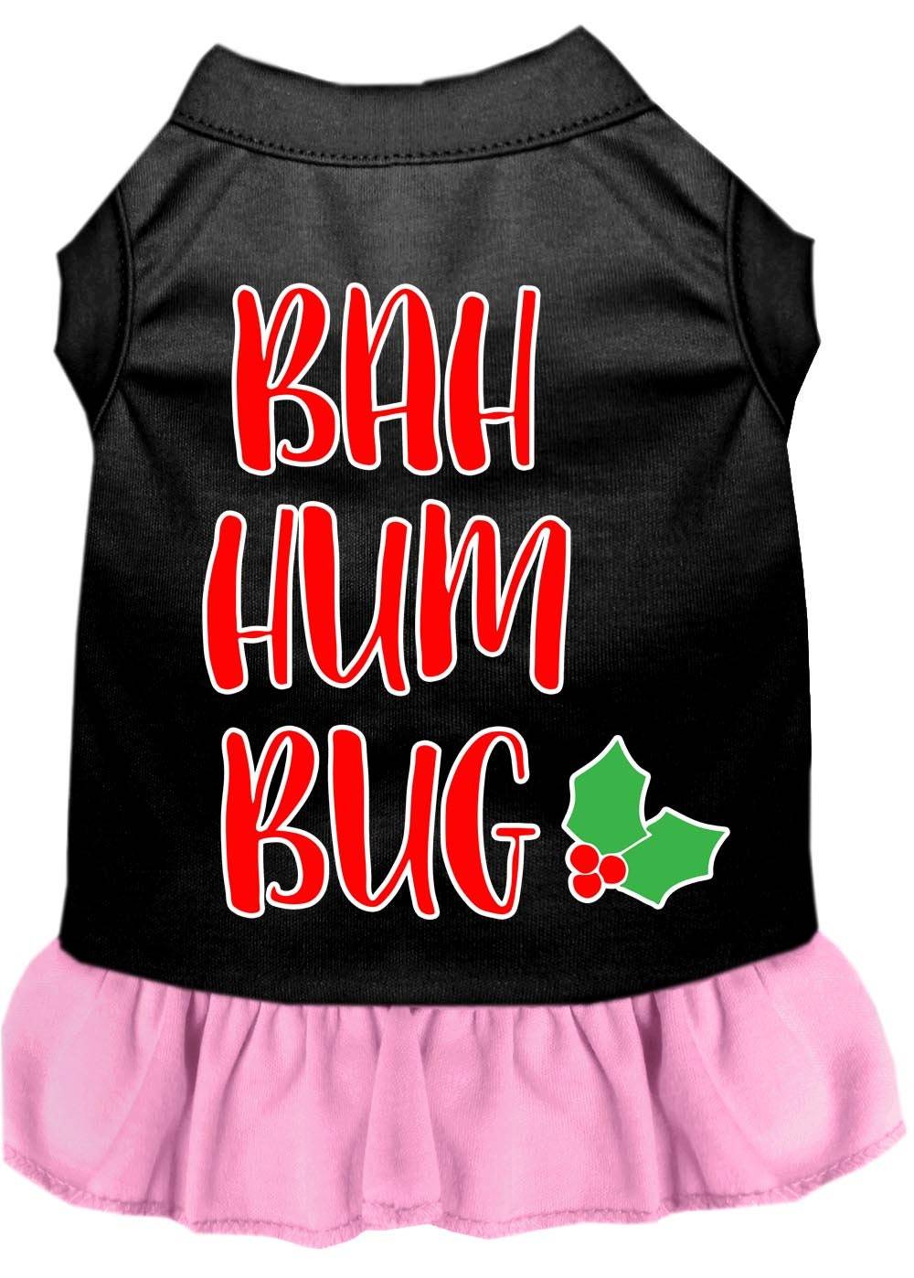 Christmas Pet Dress Screen Printed, "Bah Humbug" - Image 8