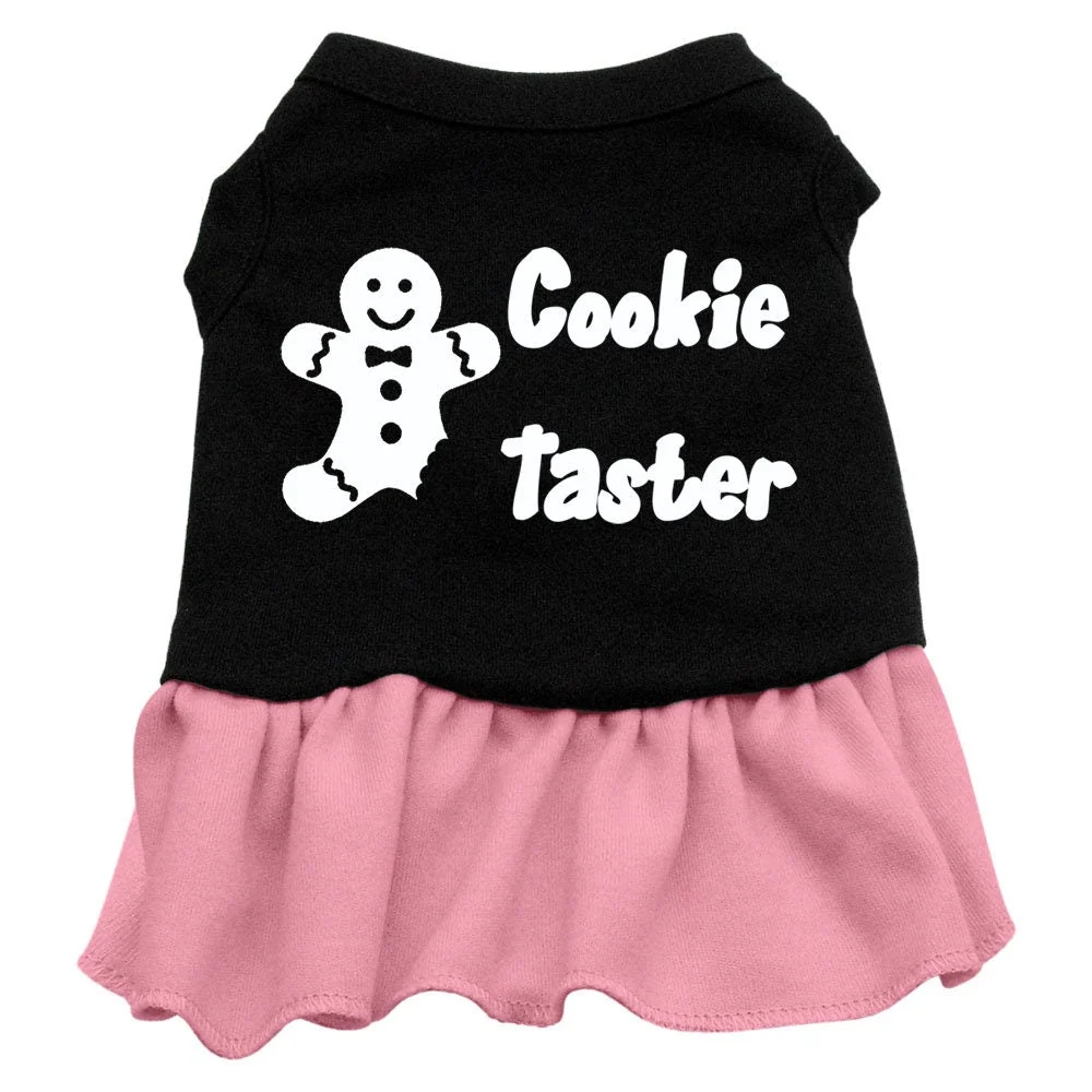 Christmas Pet Dress Screen Printed, "Cookie Taster" - Image 3
