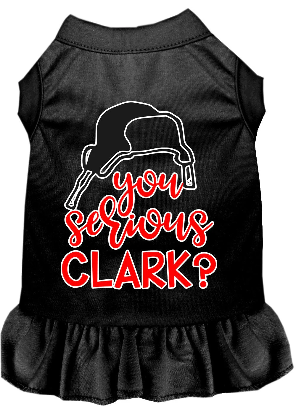 Christmas Pet Dress Screen Printed, "You Serious Clark?" - Image 3