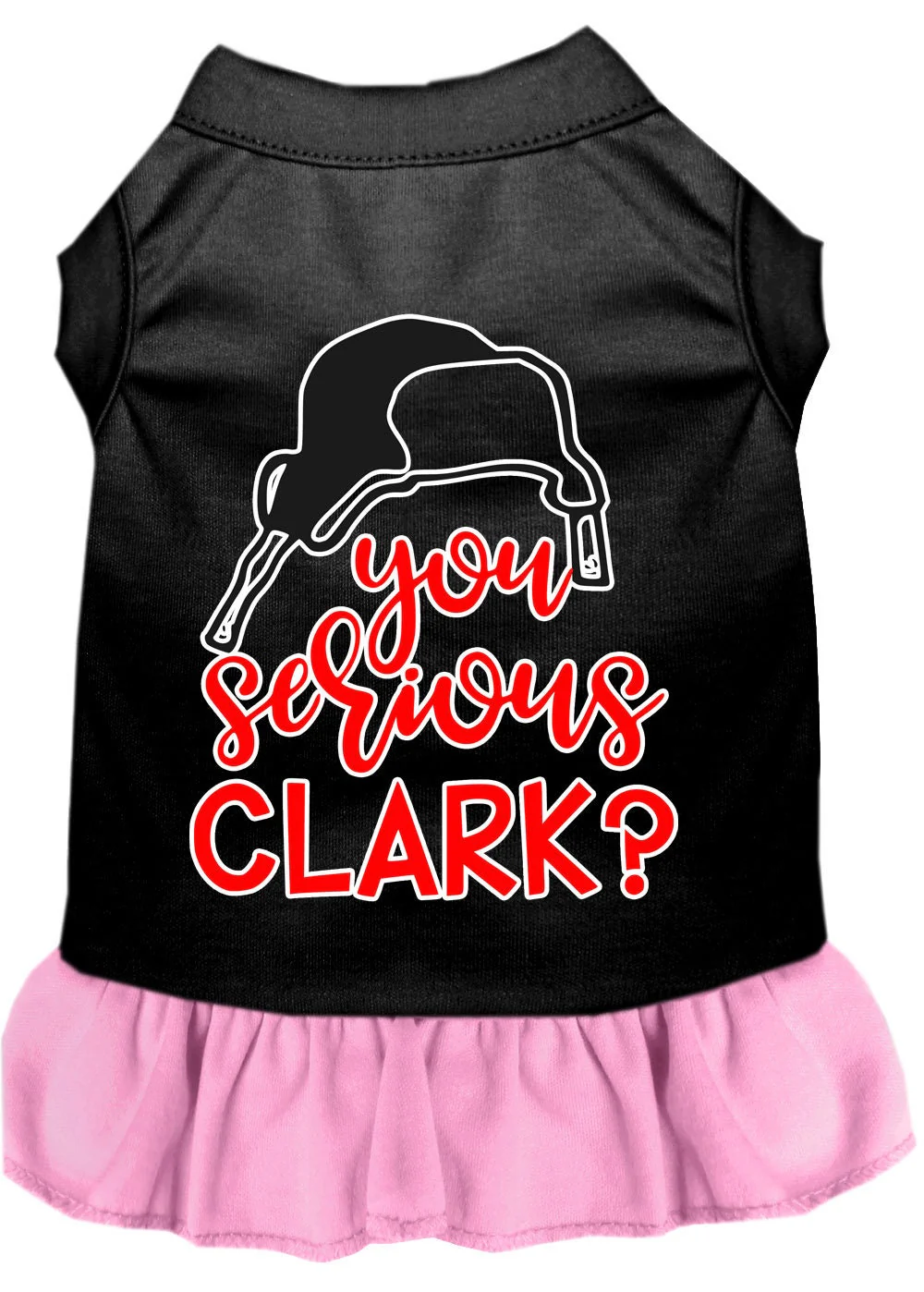 Christmas Pet Dress Screen Printed, "You Serious Clark?" - Image 5