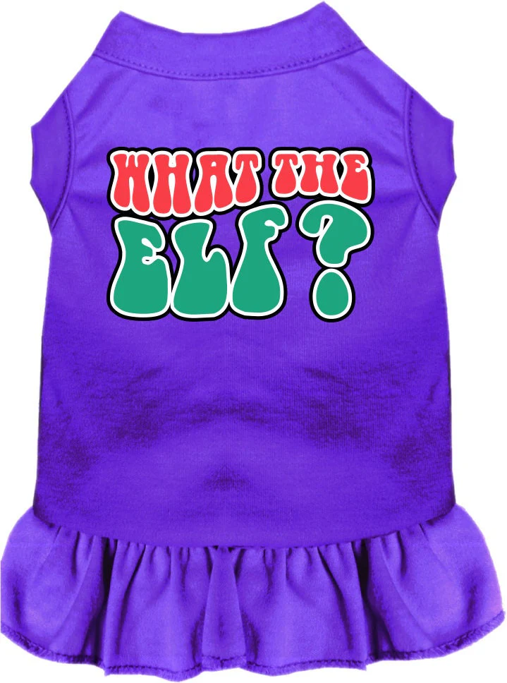 Christmas Pet Dress "What The Elf" - Image 6