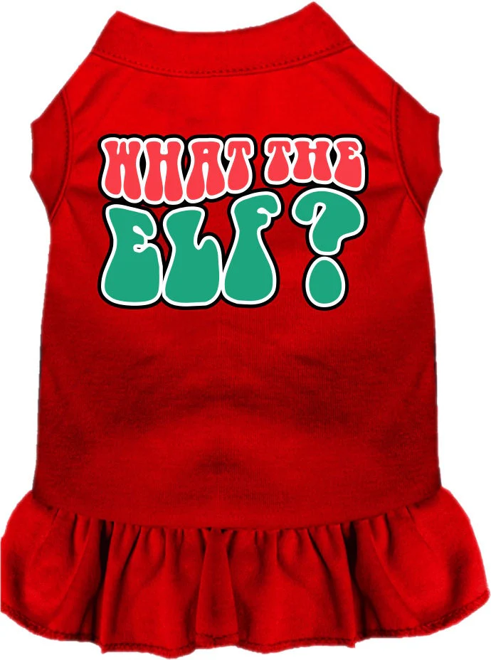 Christmas Pet Dress "What The Elf" - Image 8