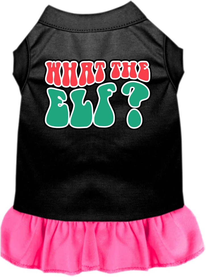 Christmas Pet Dress "What The Elf" - Image 9