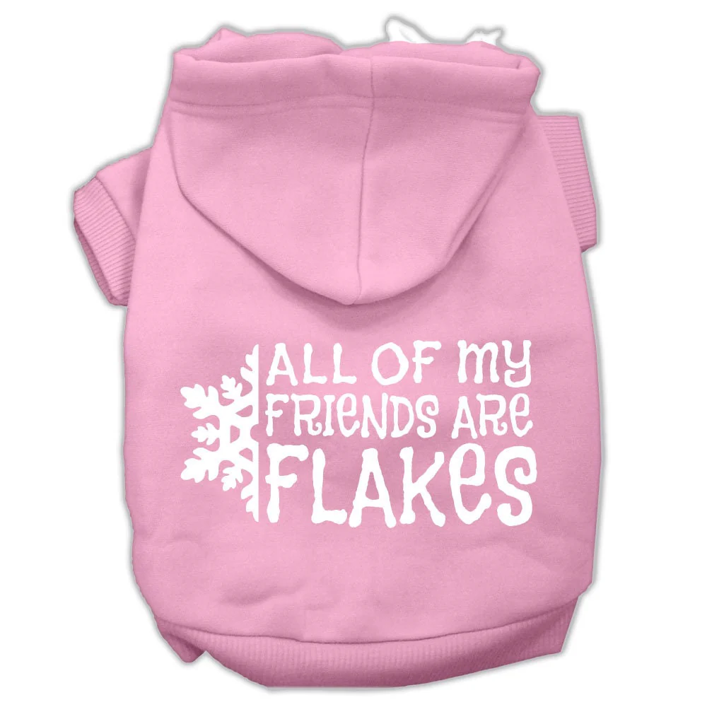 Christmas Pet Hoodie "All Of My Friends Are Flakes" - Image 10