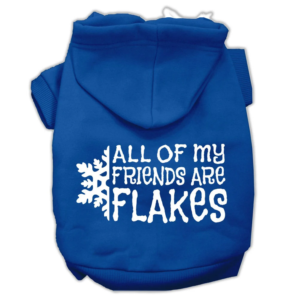 Christmas Pet Hoodie "All Of My Friends Are Flakes" - Image 4