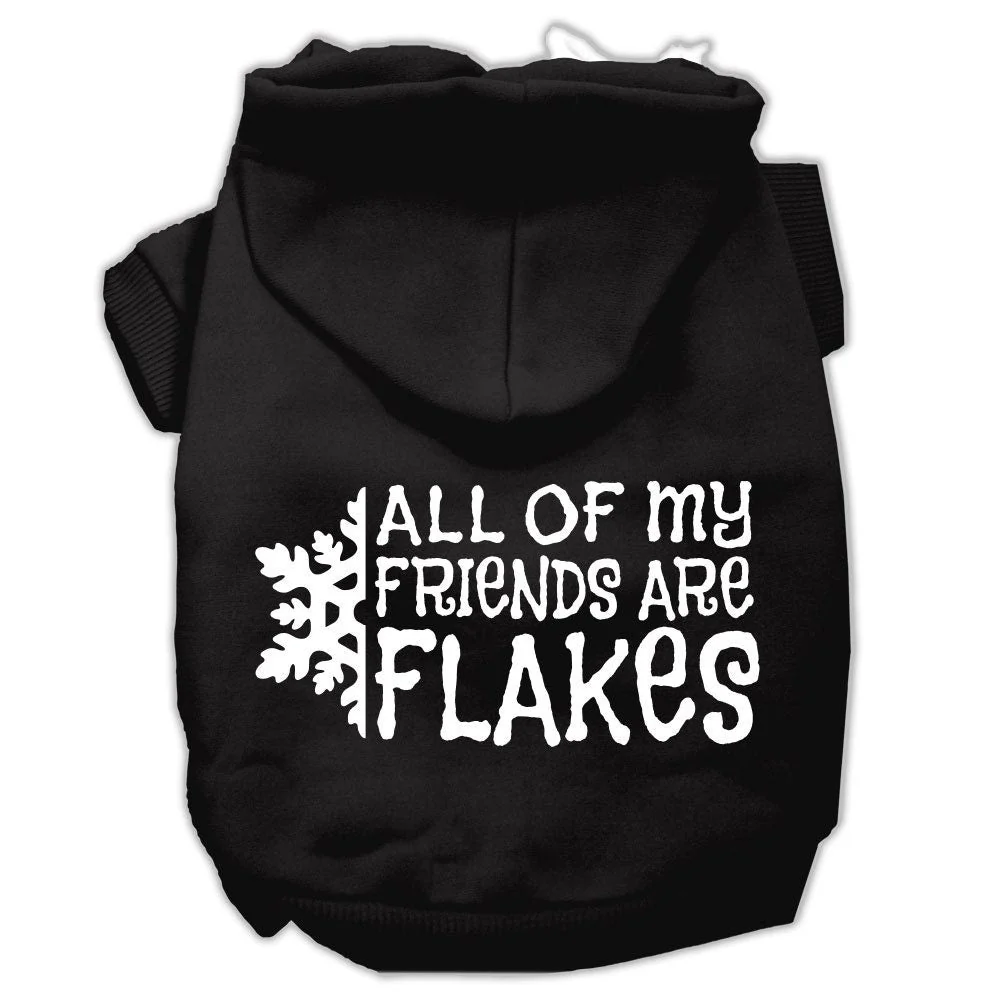 Christmas Pet Hoodie "All Of My Friends Are Flakes" - Image 5