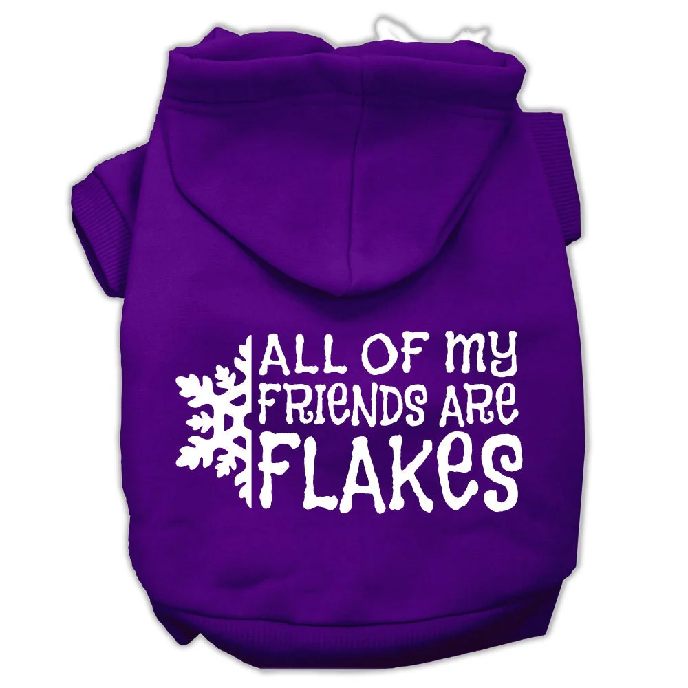 Christmas Pet Hoodie "All Of My Friends Are Flakes" - Image 6