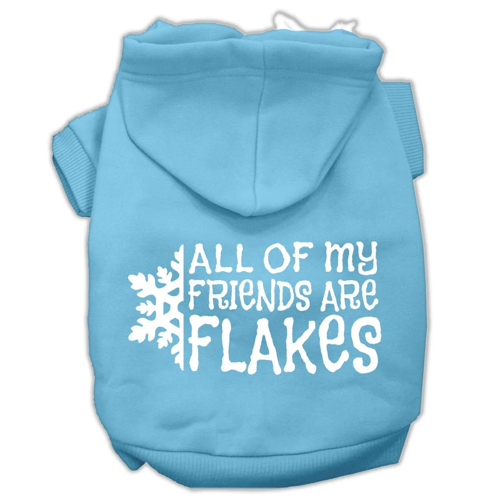 Christmas Pet Hoodie "All Of My Friends Are Flakes" - Image 7