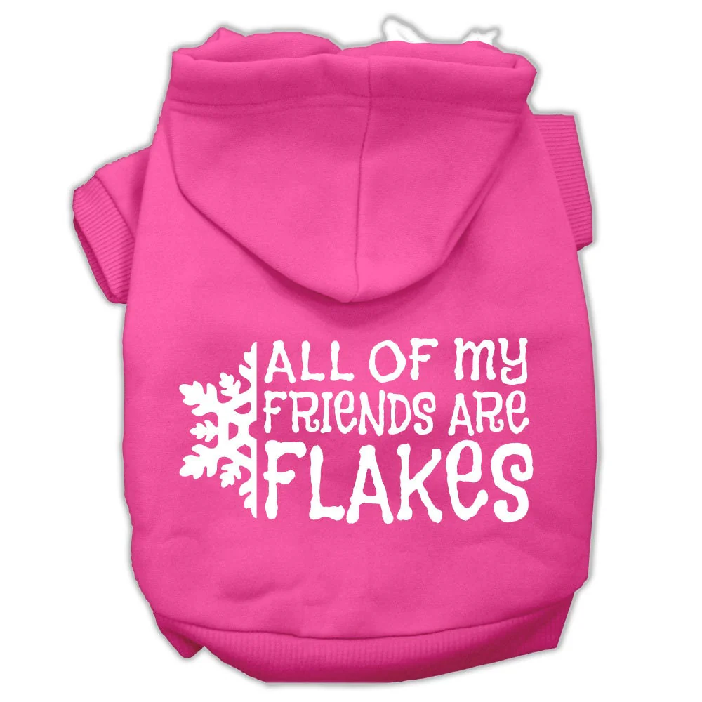 Christmas Pet Hoodie "All Of My Friends Are Flakes" - Image 8