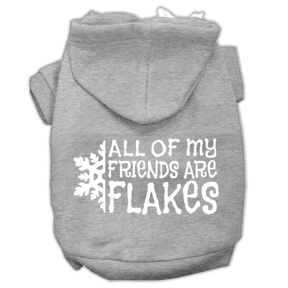 Christmas Pet Hoodie "All Of My Friends Are Flakes" - Image 9