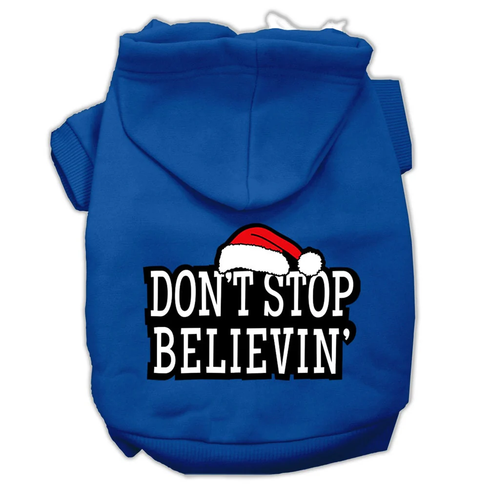 Christmas Pet Hoodie, "Don't Stop Believin" - Image 10