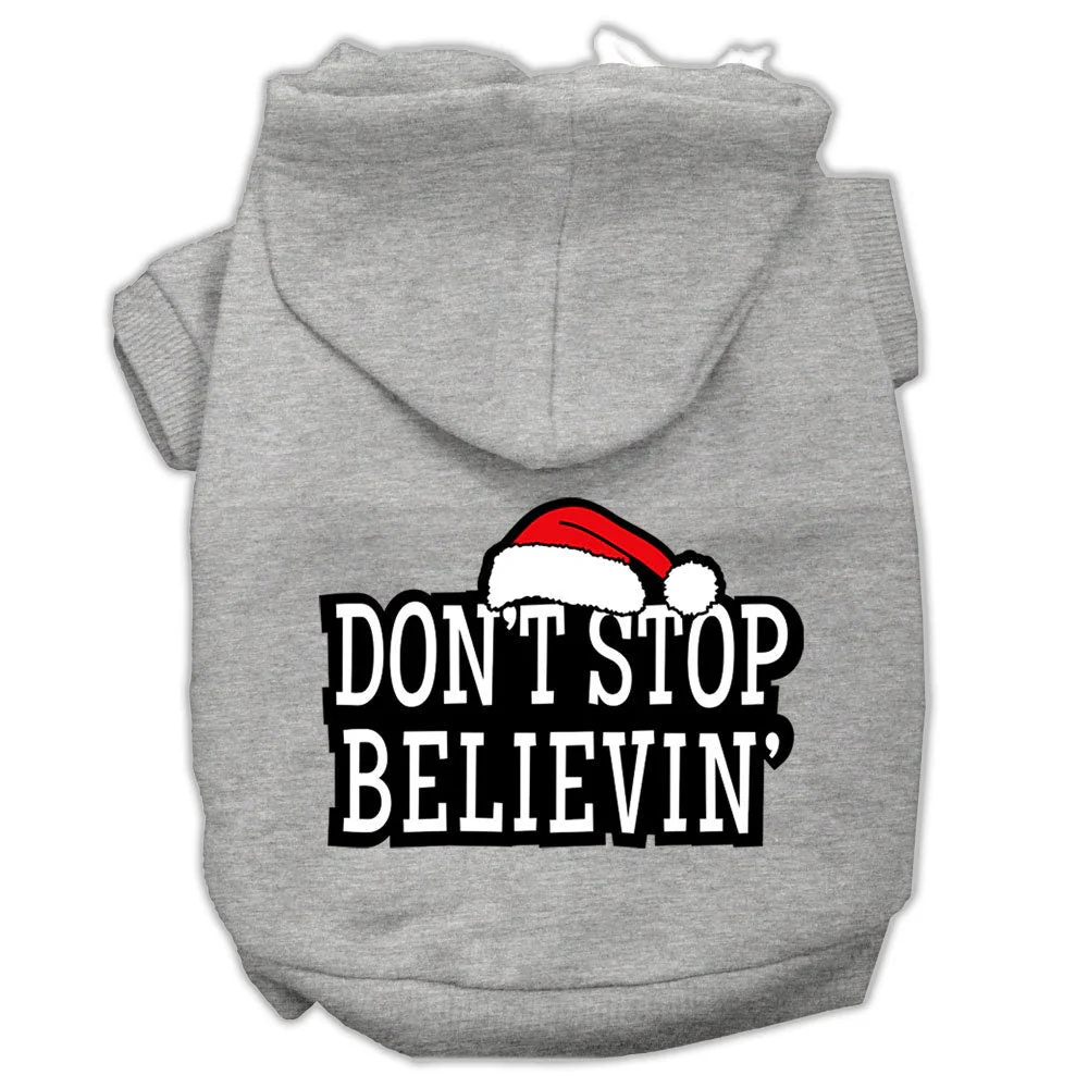 Christmas Pet Hoodie, "Don't Stop Believin" - Image 5