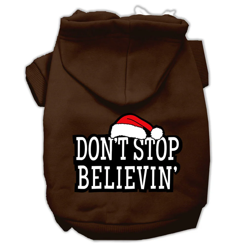Christmas Pet Hoodie, "Don't Stop Believin" - Image 9