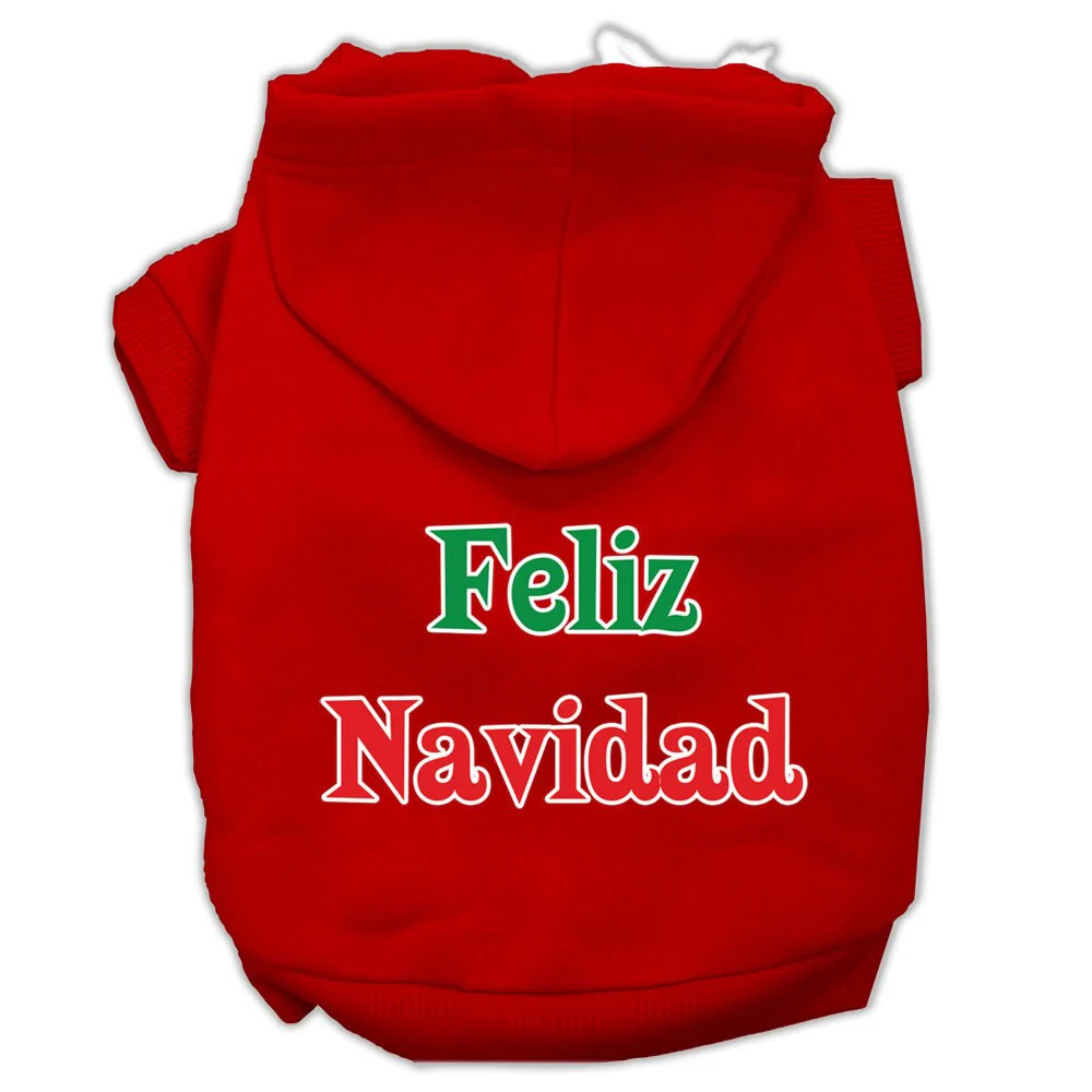 Christmas Pet Hoodie "Feliz Navidad" - Image 3