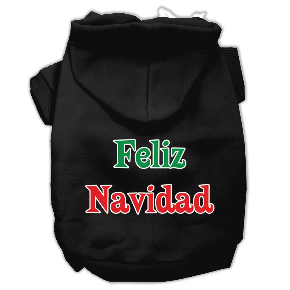Christmas Pet Hoodie "Feliz Navidad" - Image 4
