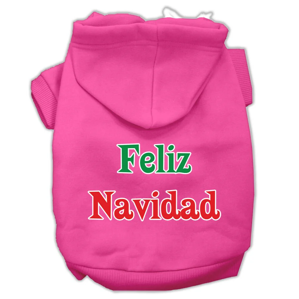 Christmas Pet Hoodie "Feliz Navidad" - Image 6