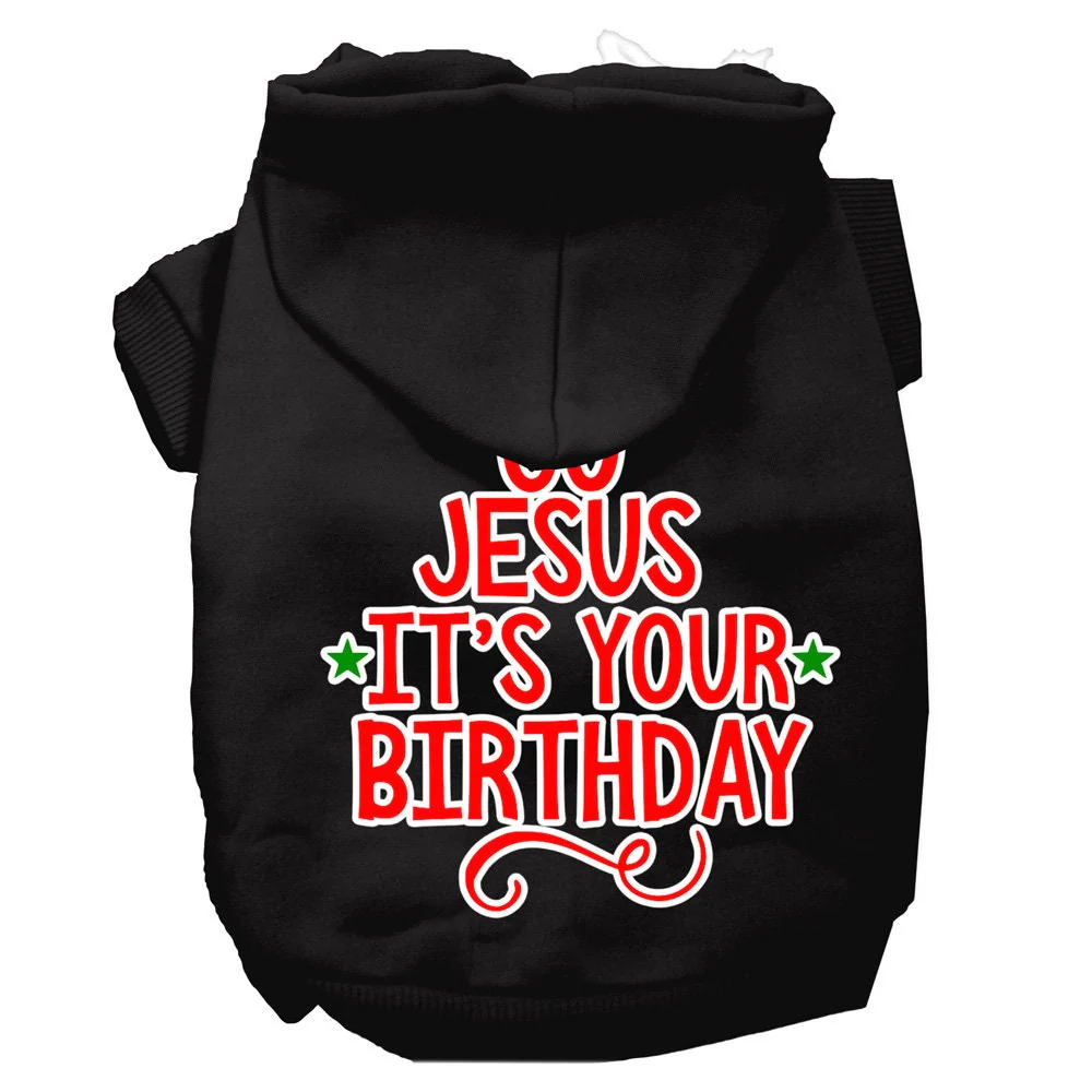 Christmas Pet Hoodie "Go Jesus, It's Your Birthday" - Image 3